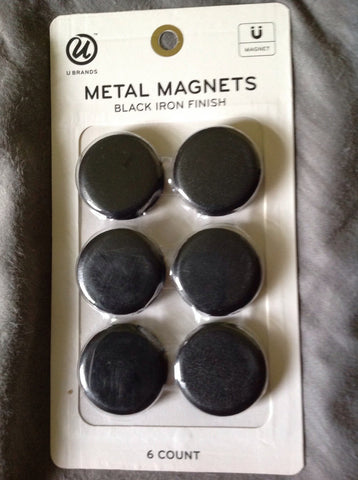 U Brands Metal magnets 6 count