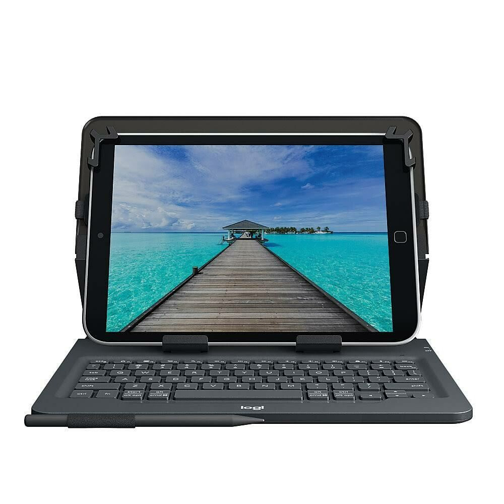 Logitech Universal Folio with Integrated Bluetooth 3.0 Keyboard for 9-10" Apple, Android, Windows tablets