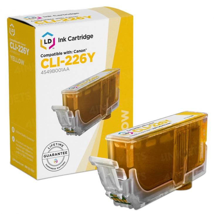 Compatible Yellow CLI-226Y Yellow ink cartridge for canon Printers